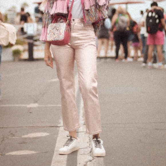 ASOS Pants - ASOS Metallic Jeans